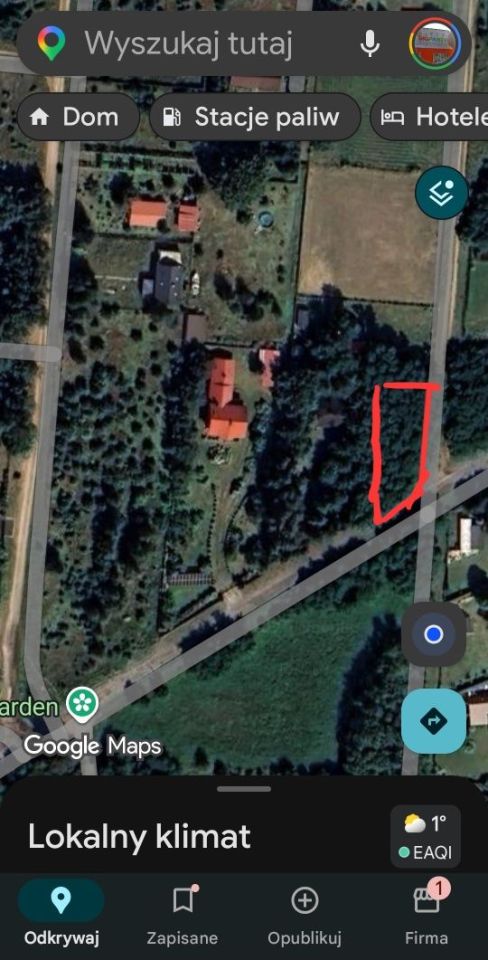 Działka budowlana Siedlątków. Zdjęcie 3