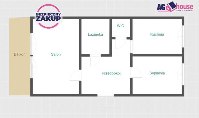 Mieszkanie 2-pokojowe Gdańsk Suchanino, ul. Franciszka Liszta. Zdjęcie 11