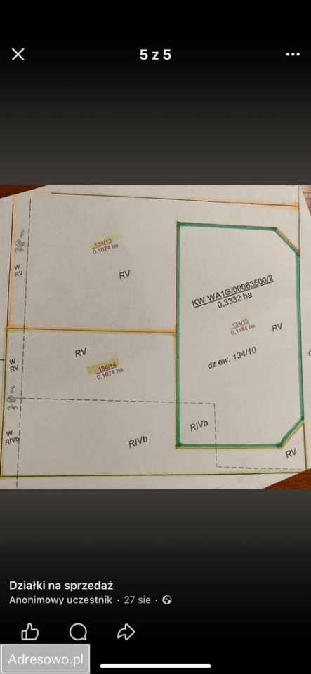 Działka budowlana Kampinos A. Zdjęcie 7