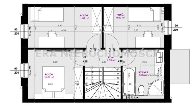 dom szeregowy, 4 pokoje Nowodworce, ul. Brzozowa. Zdjęcie 15