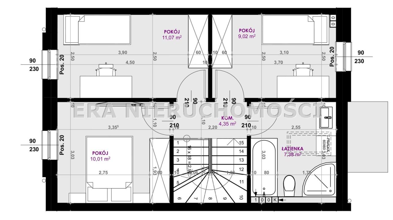 dom szeregowy, 4 pokoje Nowodworce, ul. Brzozowa. Zdjęcie 8
