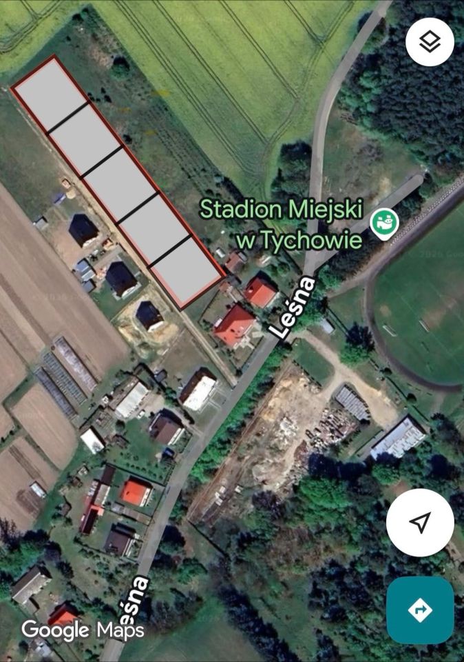 Działka budowlana Tychowo, ul. Leśna. Zdjęcie 1