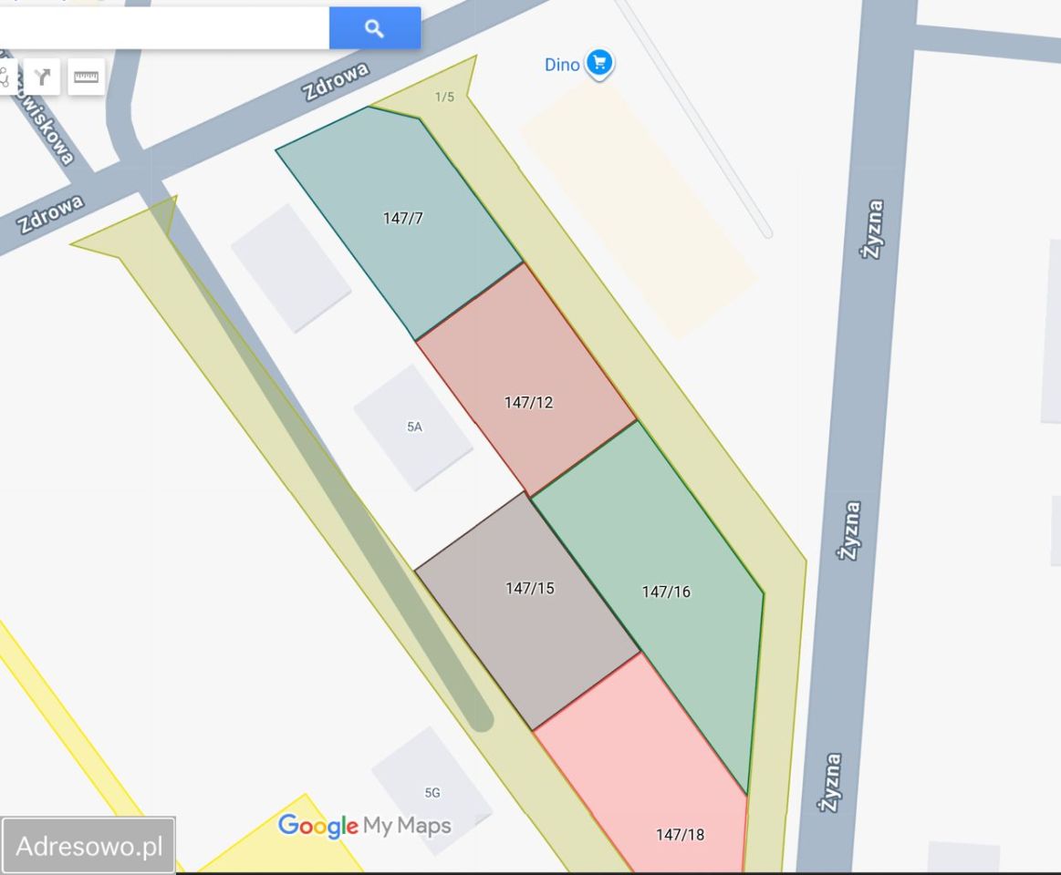 Działka rolno-budowlana Częstochowa Dźbów, ul. Zdrowa. Zdjęcie 2