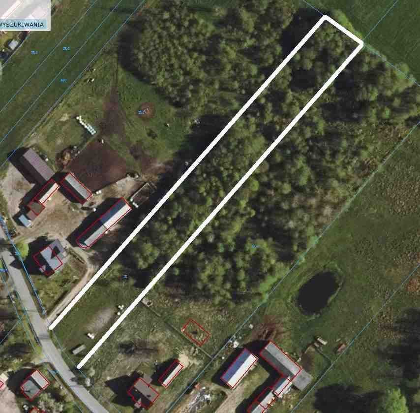Działka rolno-budowlana Wyszel. Zdjęcie 2