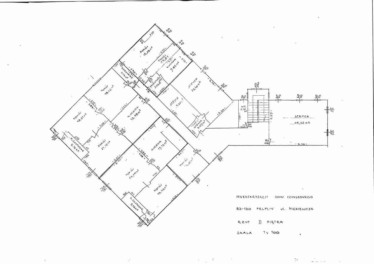 kamienica Pelplin, ul. Mickiewicza. Zdjęcie 4