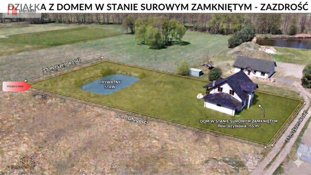 dom wolnostojący, 5 pokoi Zazdrość. Zdjęcie 2