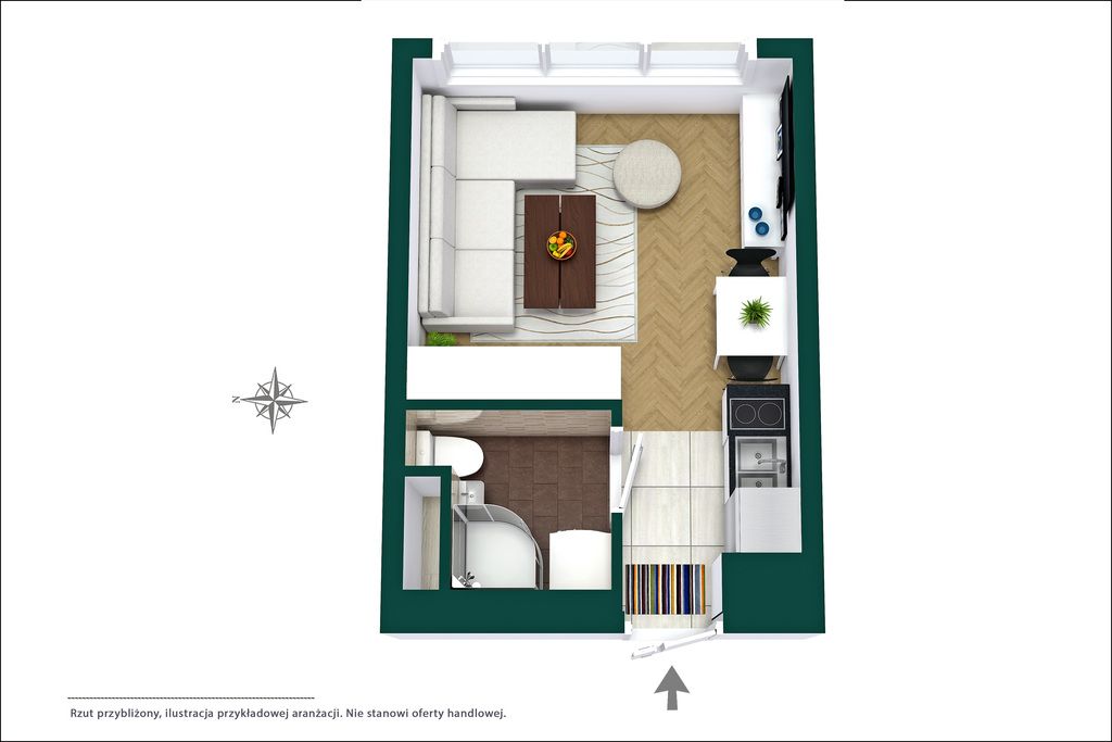 Mieszkanie 1-pokojowe Warszawa Bielany, ul. Słodowiec. Zdjęcie 15