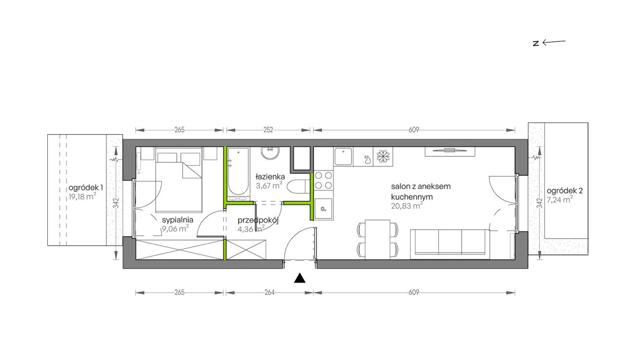 Mieszkanie 2-pokojowe Kraków Płaszów, ul. Myśliwska. Zdjęcie 25