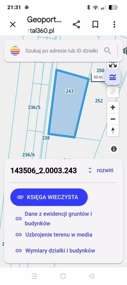 Działka budowlana Basinów. Zdjęcie 6