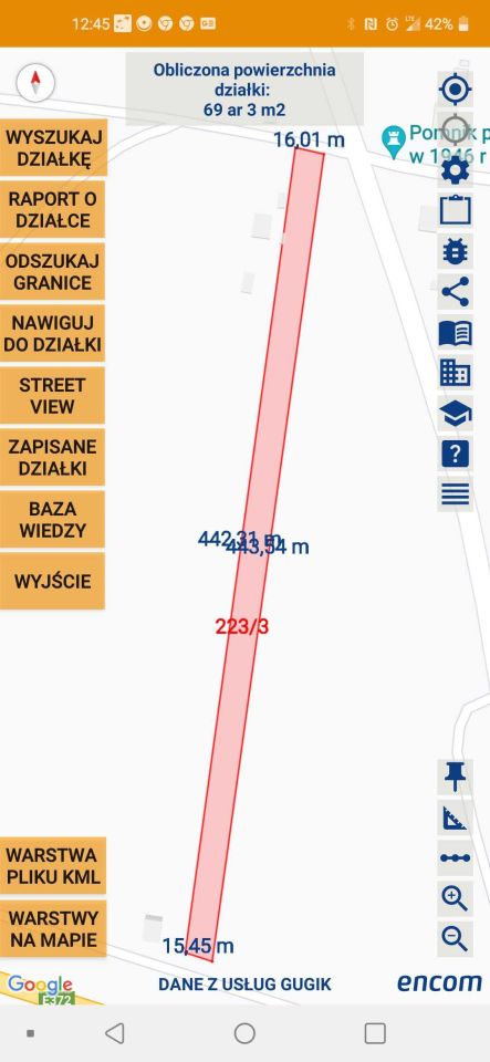 Działka budowlana Olempin. Zdjęcie 2