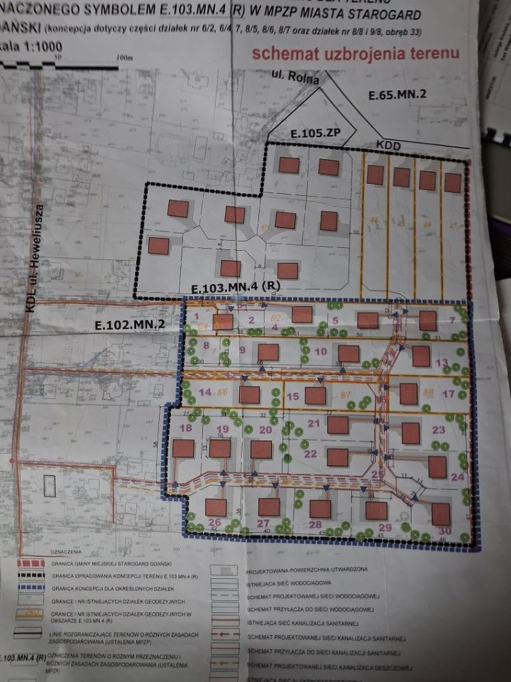 Działka budowlana Starogard Gdański, ul. Heweliusza. Zdjęcie 4