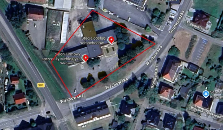 Działka inwestycyjna Olesno, ul. Wachowska