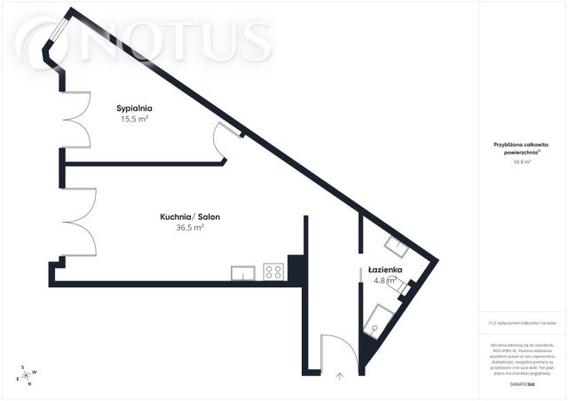 Mieszkanie 2-pokojowe Kraków Stare Miasto, ul. Pawia. Zdjęcie 9