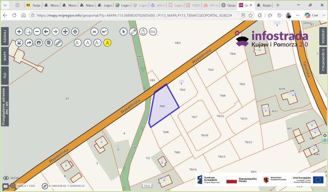 Działka rolno-budowlana Bydgoszcz Łęgnowo, ul. Wypaleniska. Zdjęcie 1