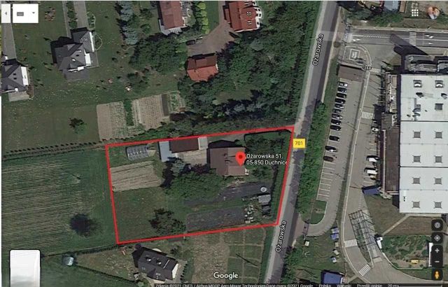 Działka budowlana Duchnice, ul. Ożarowska. Zdjęcie 1