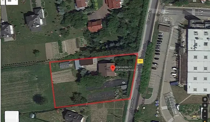 Działka budowlana Duchnice, ul. Ożarowska