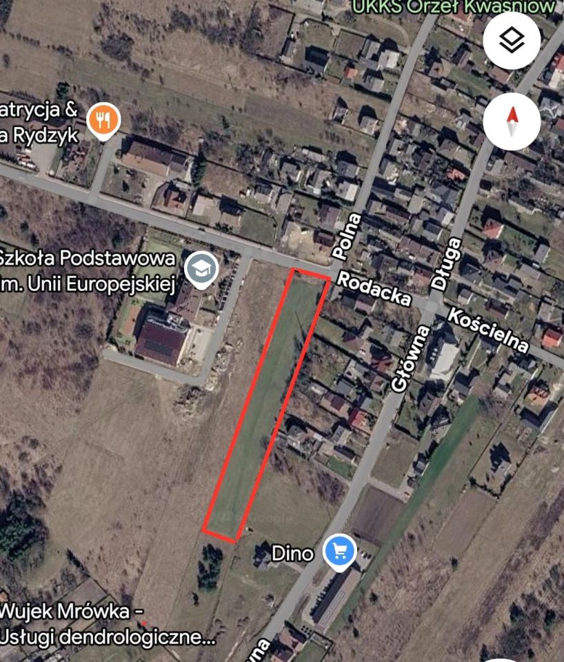 Działka budowlana Kwaśniów Górny, ul. Rodacka. Zdjęcie 2