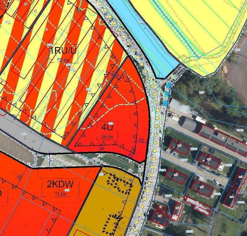Działka inwestycyjna Opole Krzanowice, ul. Czarnowąska. Zdjęcie 2