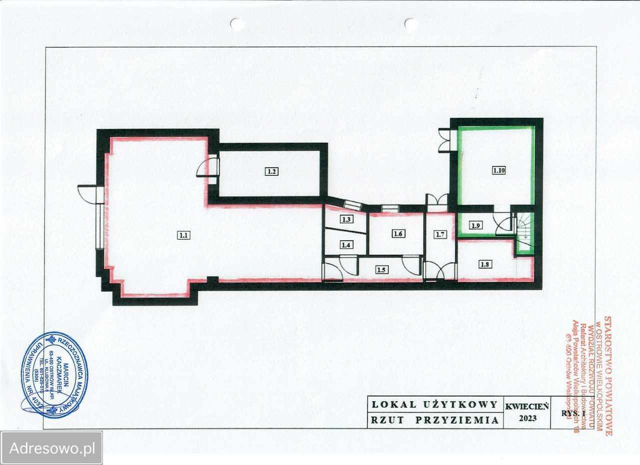 Lokal Ostrów Wielkopolski Centrum, ul. Kolejowa. Zdjęcie 5