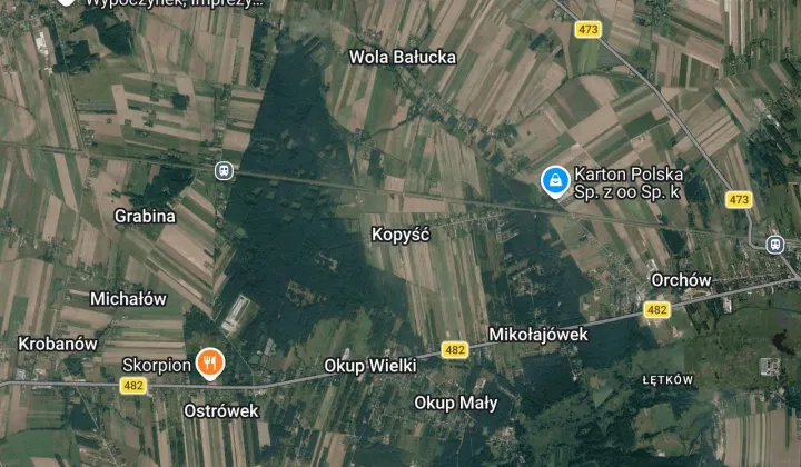 Działka budowlana Kopyść