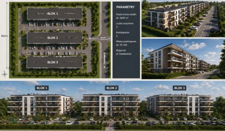 Działka inwestycyjna Busko-Zdrój, ul. Siesławska