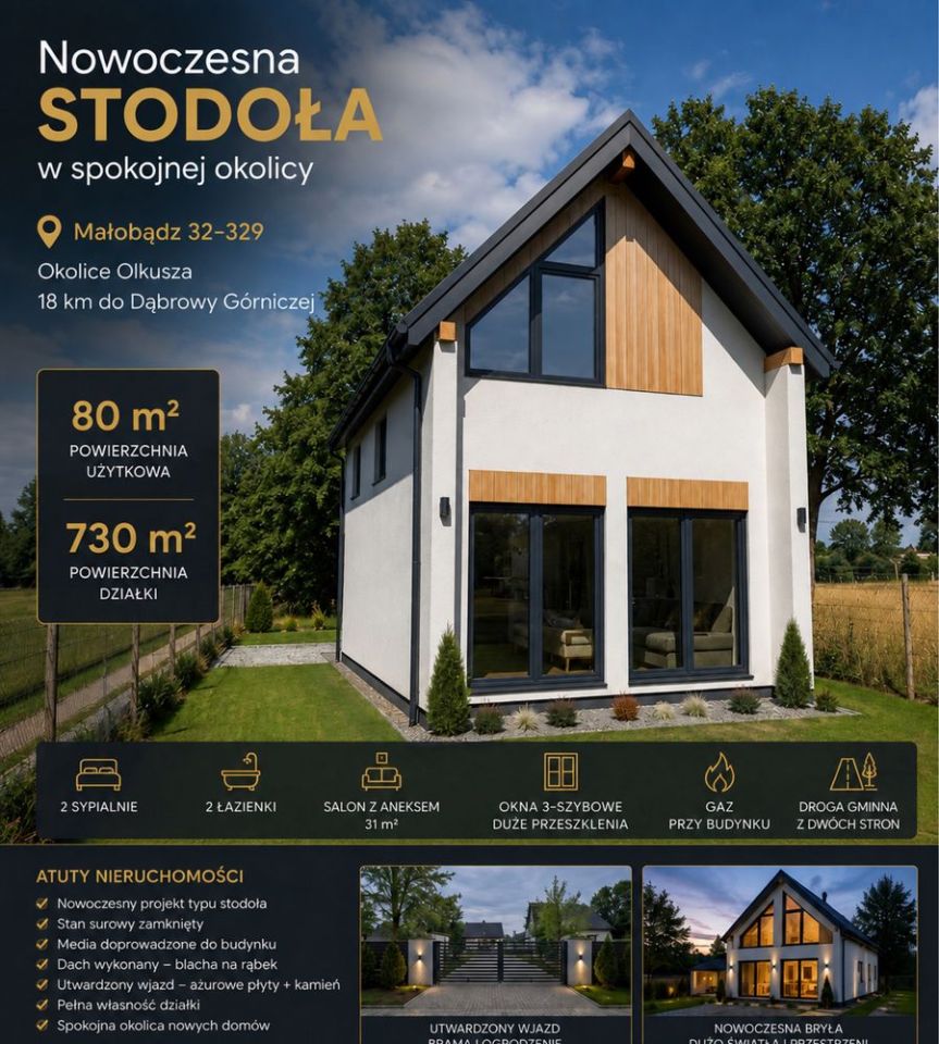 dom wolnostojący Małobądz. Zdjęcie 3