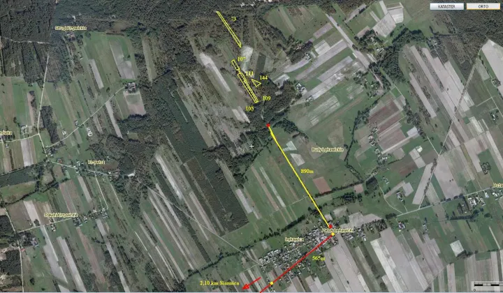 Działka rekreacyjna Łękawica