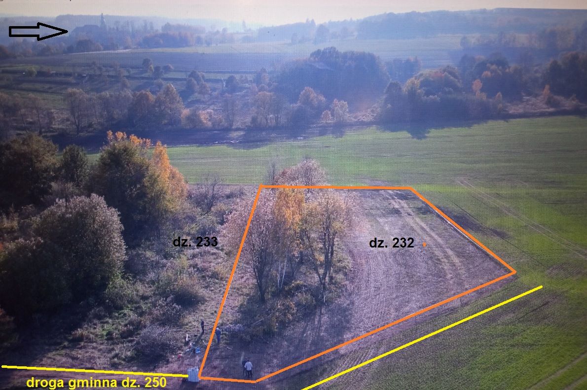 Działka rolno-budowlana Pławna Dolna