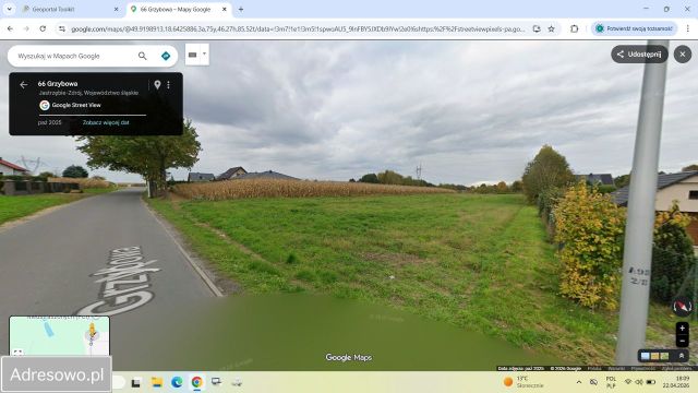 Działka budowlana Jastrzębie-Zdrój Bzie Dolne, ul. Grzybowa. Zdjęcie 1