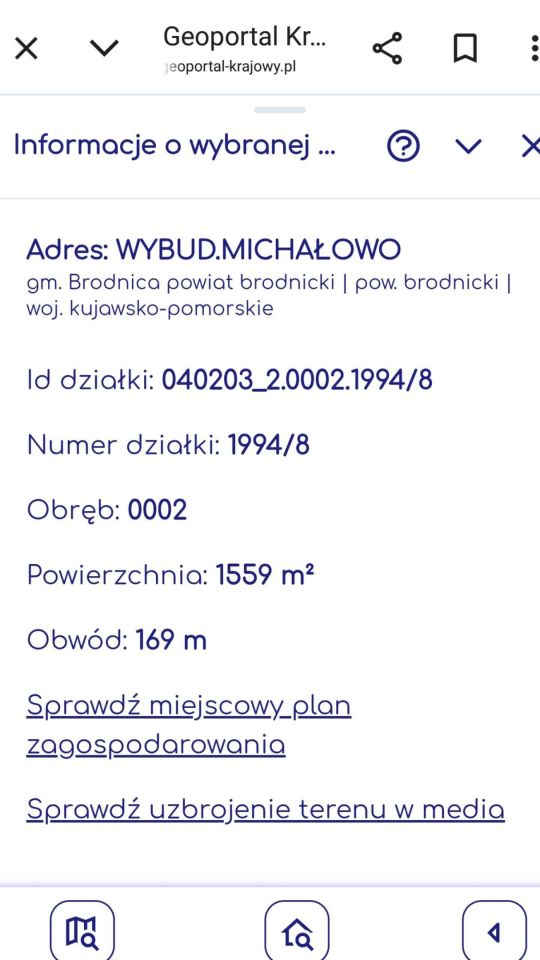 Działka budowlana Wybudowanie Michałowo, ul. Michałowska. Zdjęcie 2