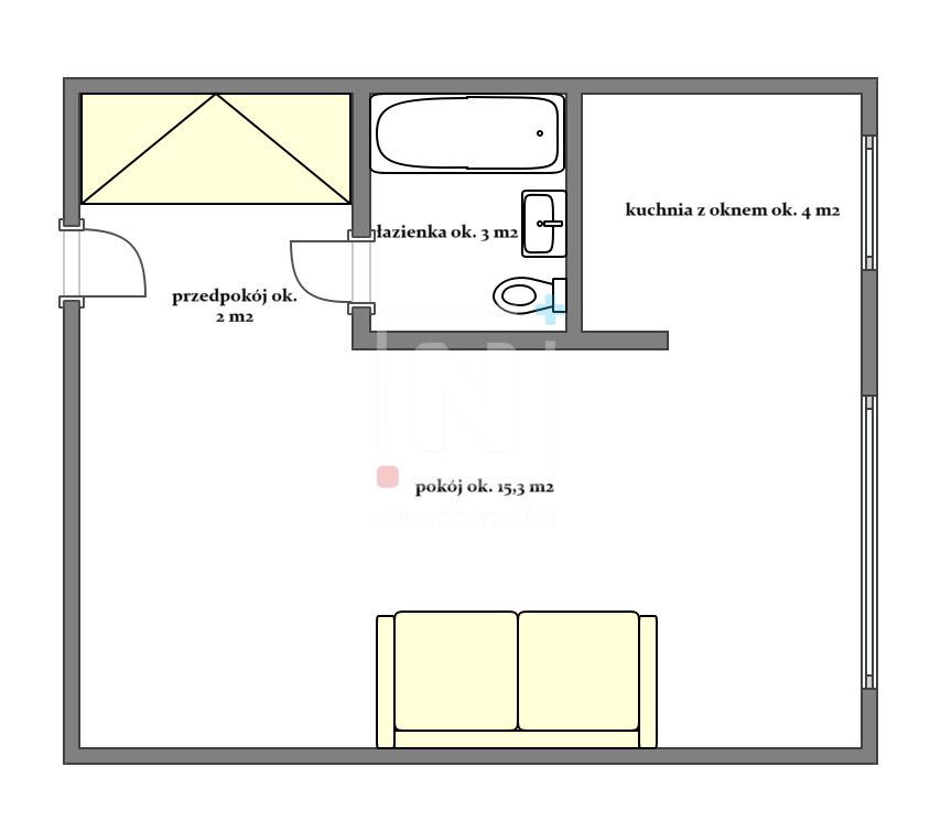 Mieszkanie 1-pokojowe Warszawa Ursus, ul. Warszawska. Zdjęcie 10