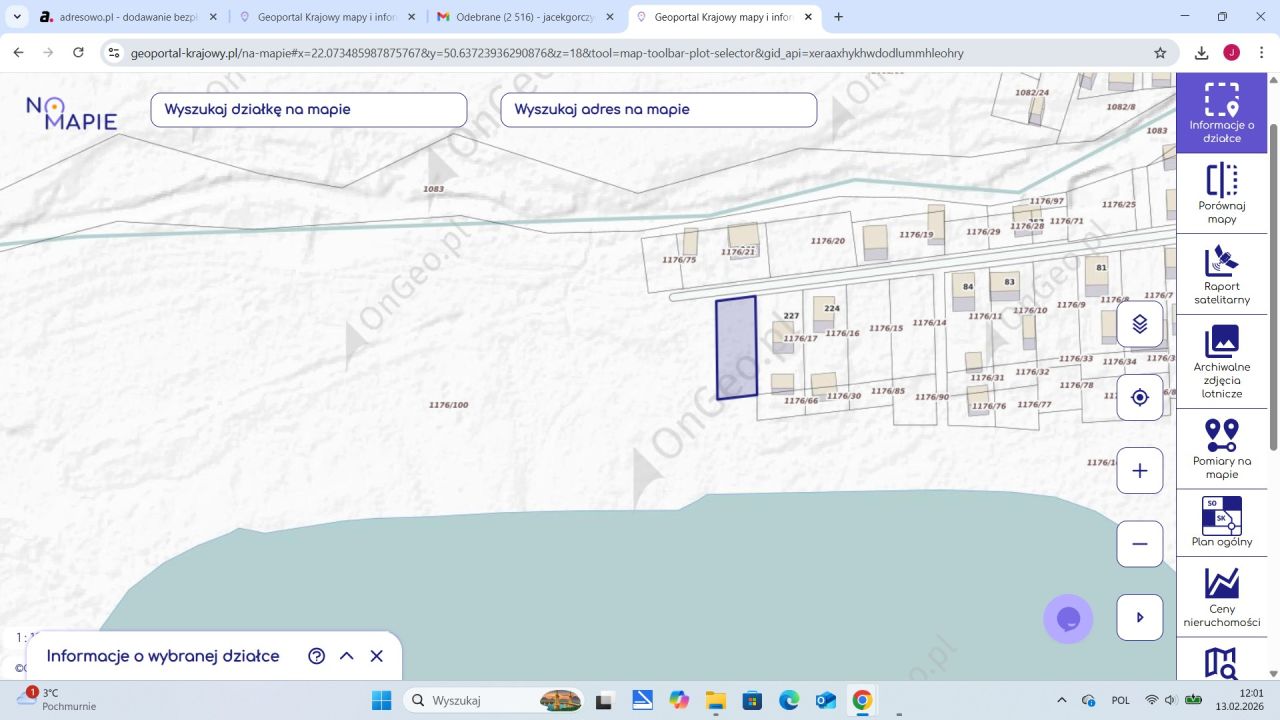 Działka rolno-budowlana Rzeczyca Długa. Zdjęcie 1