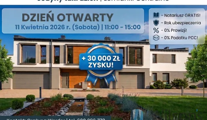 dom szeregowy, 5 pokoi Łomianki, ul. Prochowni