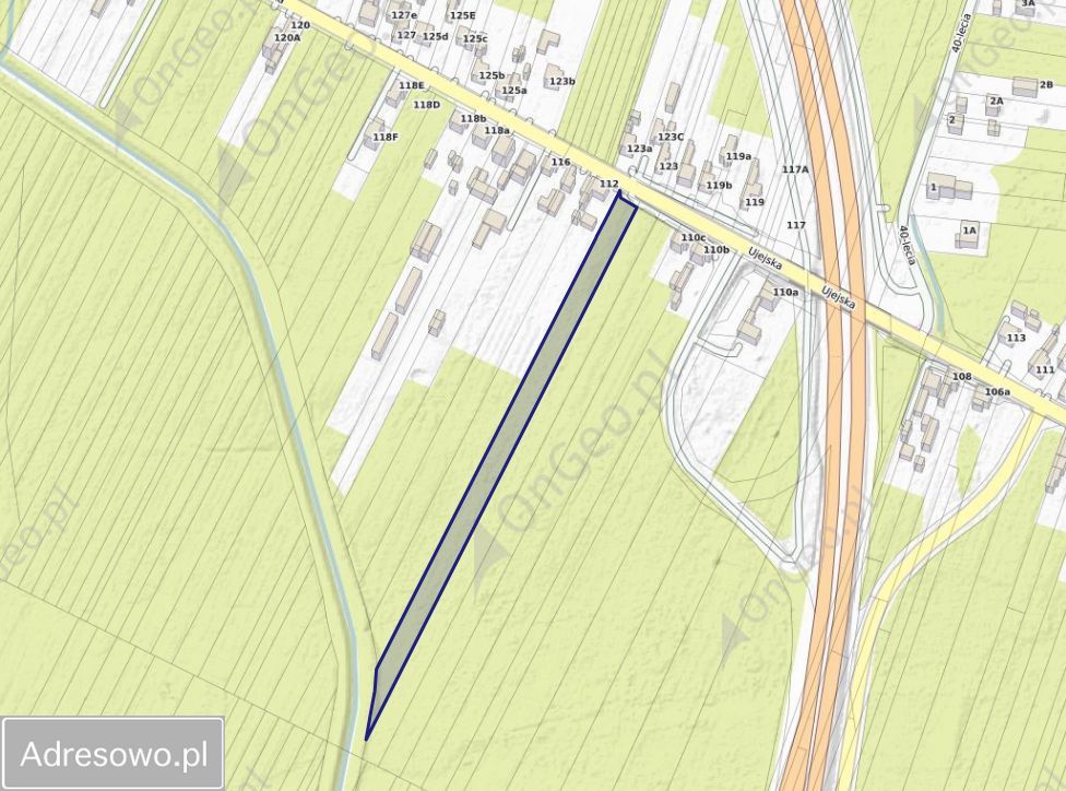 Działka inwestycyjna Dąbrowa Górnicza Ujejsce, ul. Ujejska. Zdjęcie 4