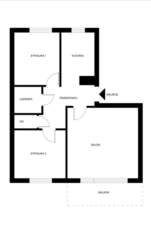 Mieszkanie 3-pokojowe Szczytno, ul. Bohaterów Września 1939 r.. Zdjęcie 8