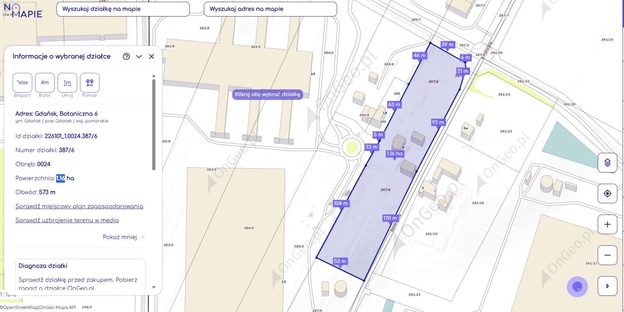 Działka budowlana Gdańsk Bysewo, ul. Botaniczna. Zdjęcie 4