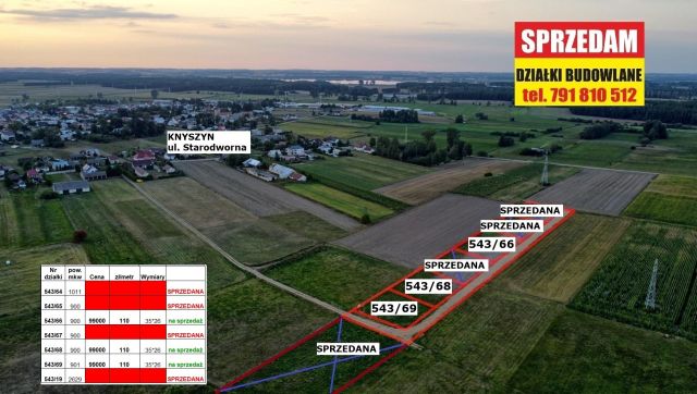 Działka budowlana Knyszyn, ul. Starodworna. Zdjęcie 1