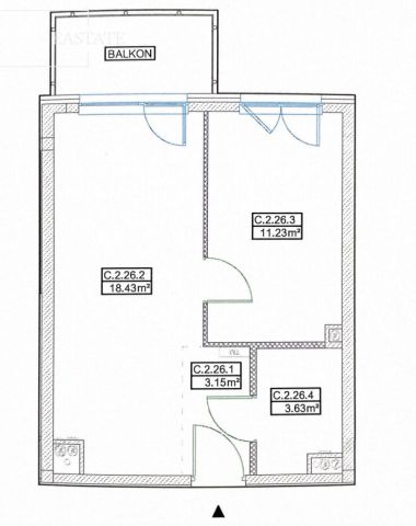 Mieszkanie 2-pokojowe Łódź Grabieniec, ul. Kaczeńcowa. Zdjęcie 11