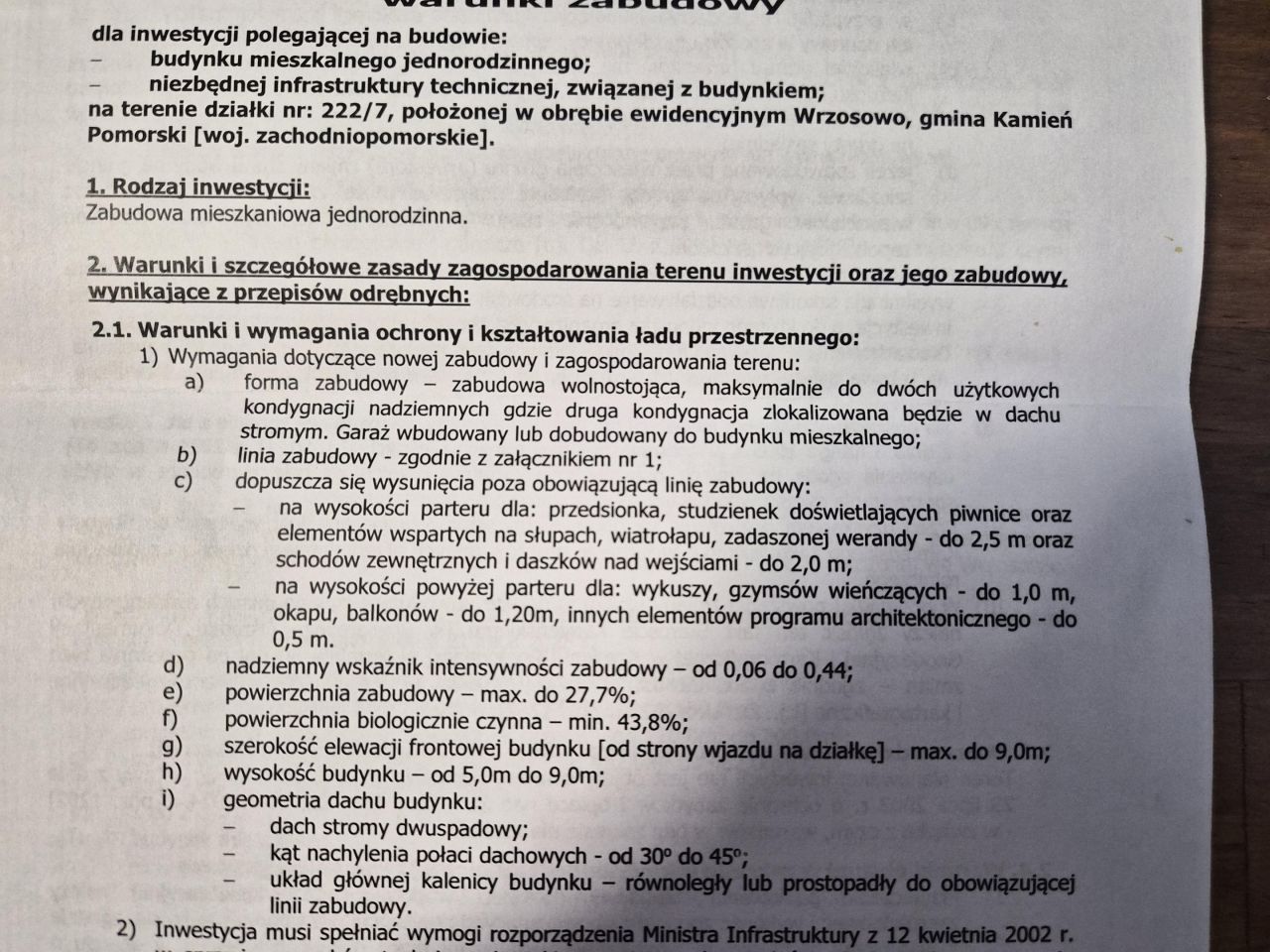 Działka budowlana Wrzosowo, Wrzosowo 32 D. Zdjęcie 3