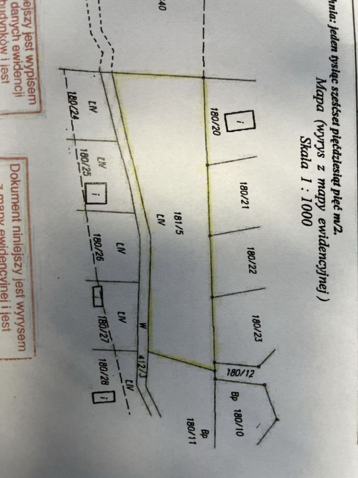 Działka rekreacyjna Jodłów