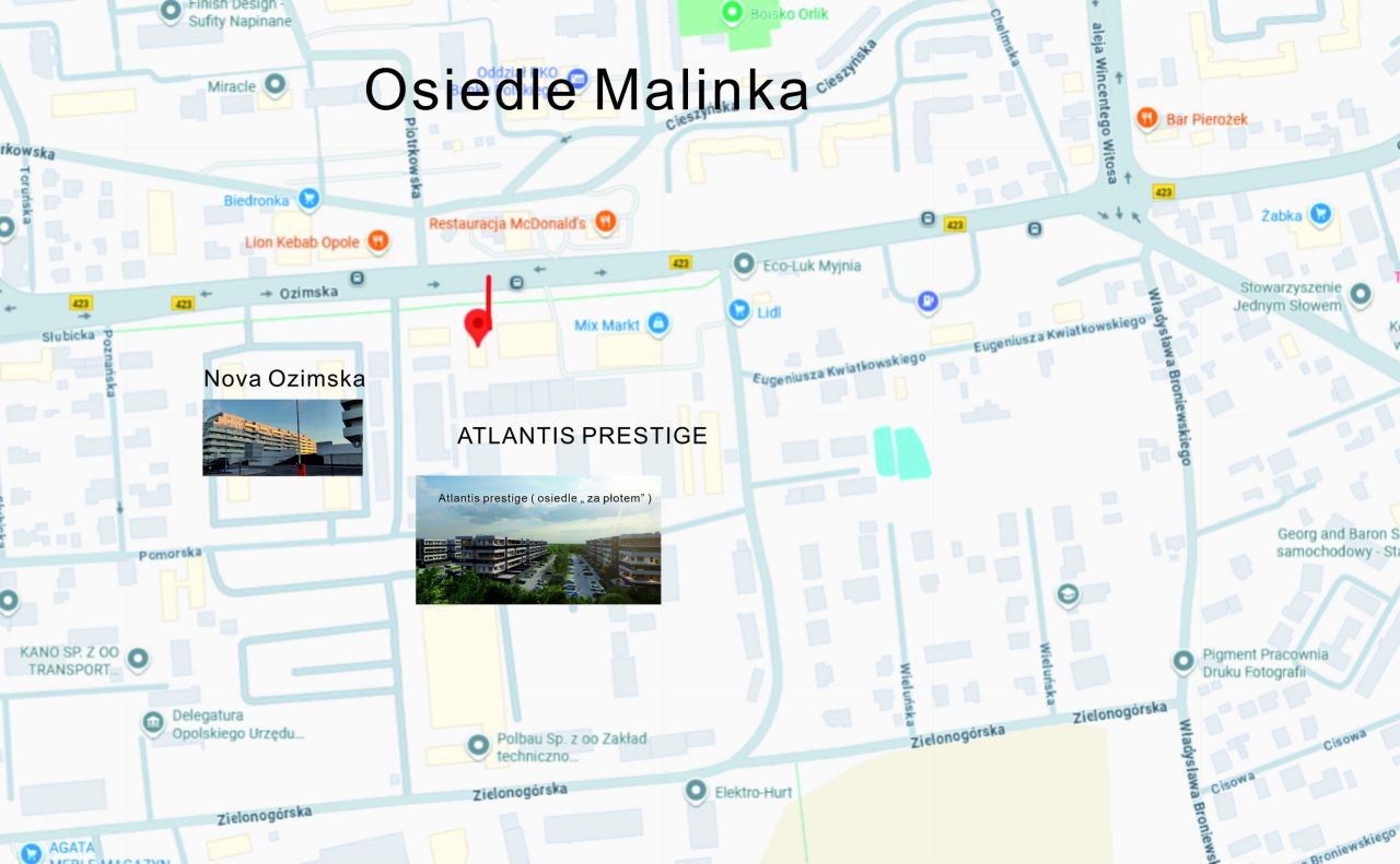 Lokal Opole Malinka, ul. Ozimska. Zdjęcie 4
