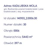 Działka rolna Kadłubska Wola. Zdjęcie 1