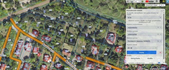 Działka budowlana Konstancin-Jeziorna, ul. Śniadeckich. Zdjęcie 1