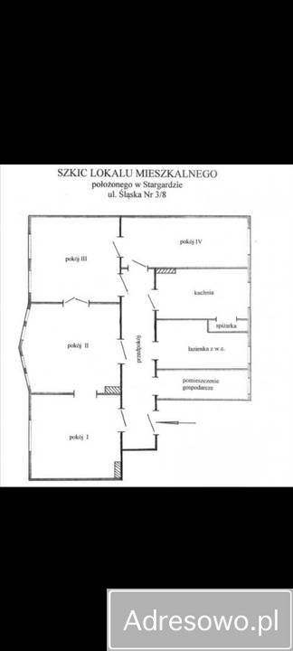 Mieszkanie 5-pokojowe Stargard Centrum, ul. Śląska. Zdjęcie 4