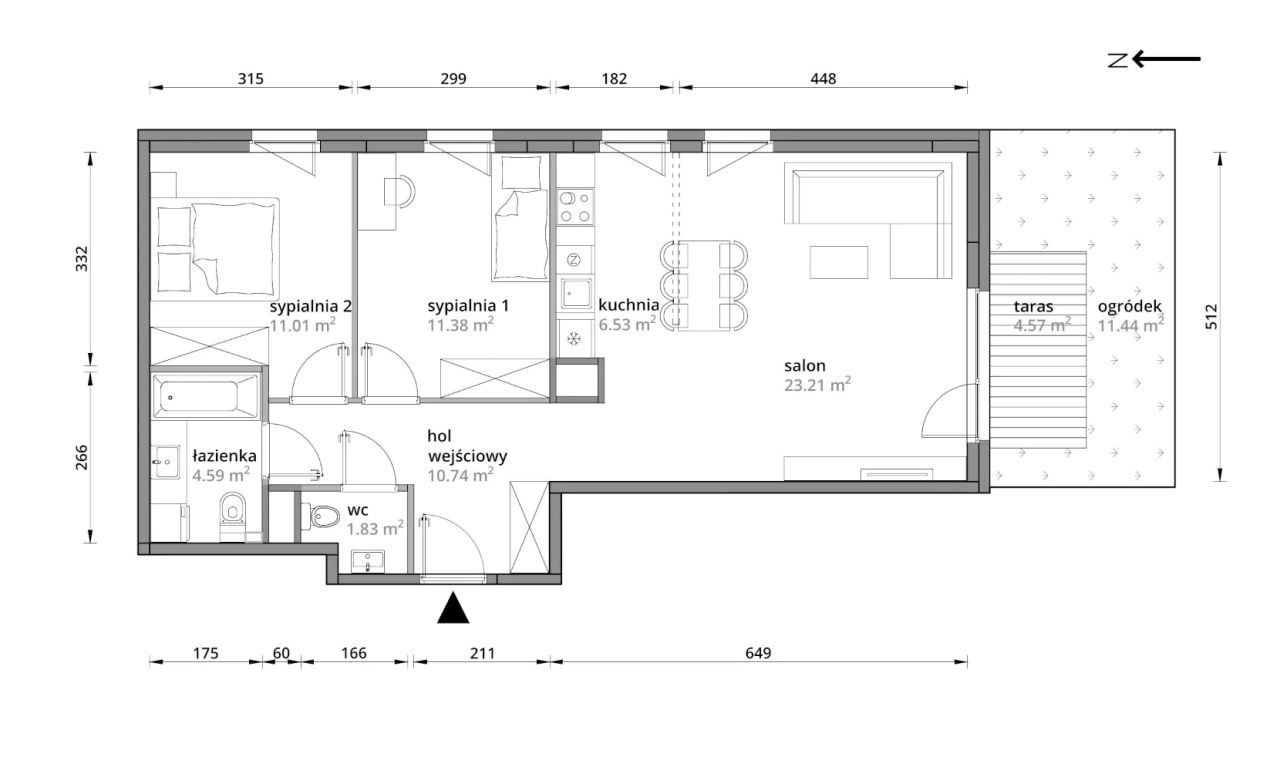 Mieszkanie 3-pokojowe Warszawa Praga-Południe, ul. Podskarbińska. Zdjęcie 7