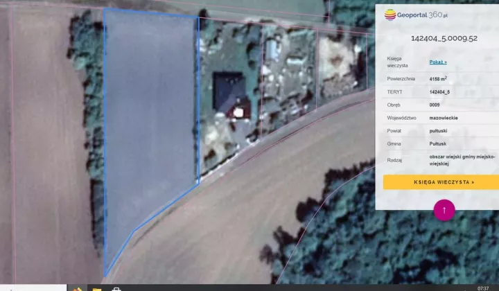 Działka rolno-budowlana Kacice