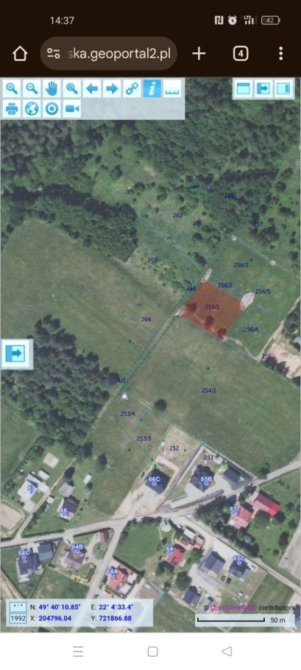 Działka budowlana Grabownica Starzeńska. Zdjęcie 4