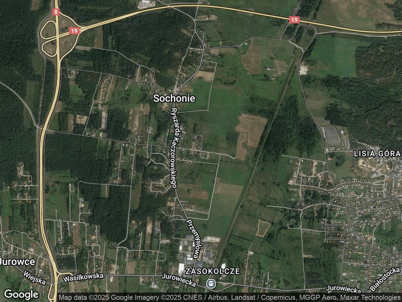 Działka budowlana Sochonie, ul. Polna