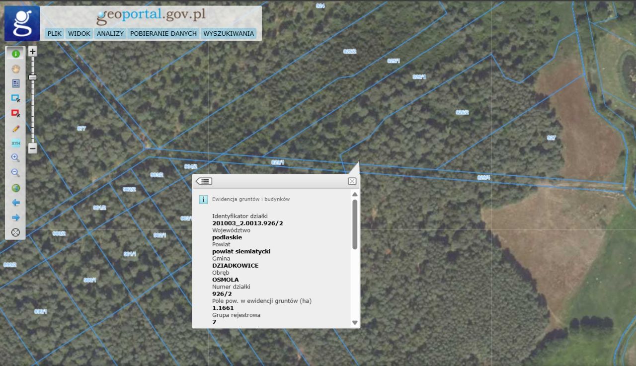 Działka leśna Osmola. Zdjęcie 3