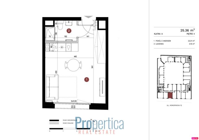 Mieszkanie 1-pokojowe Warszawa Praga, ul. Konopacka. Zdjęcie 6